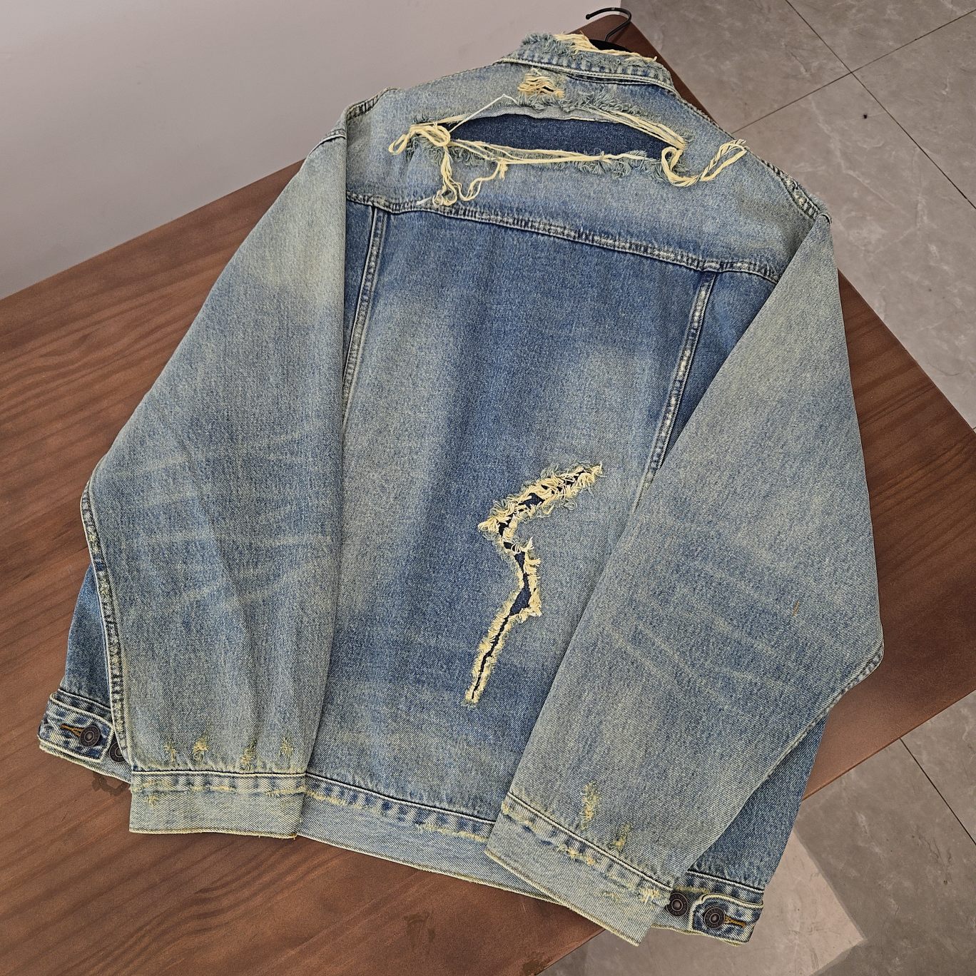BB Jeans destroyed denim jacket