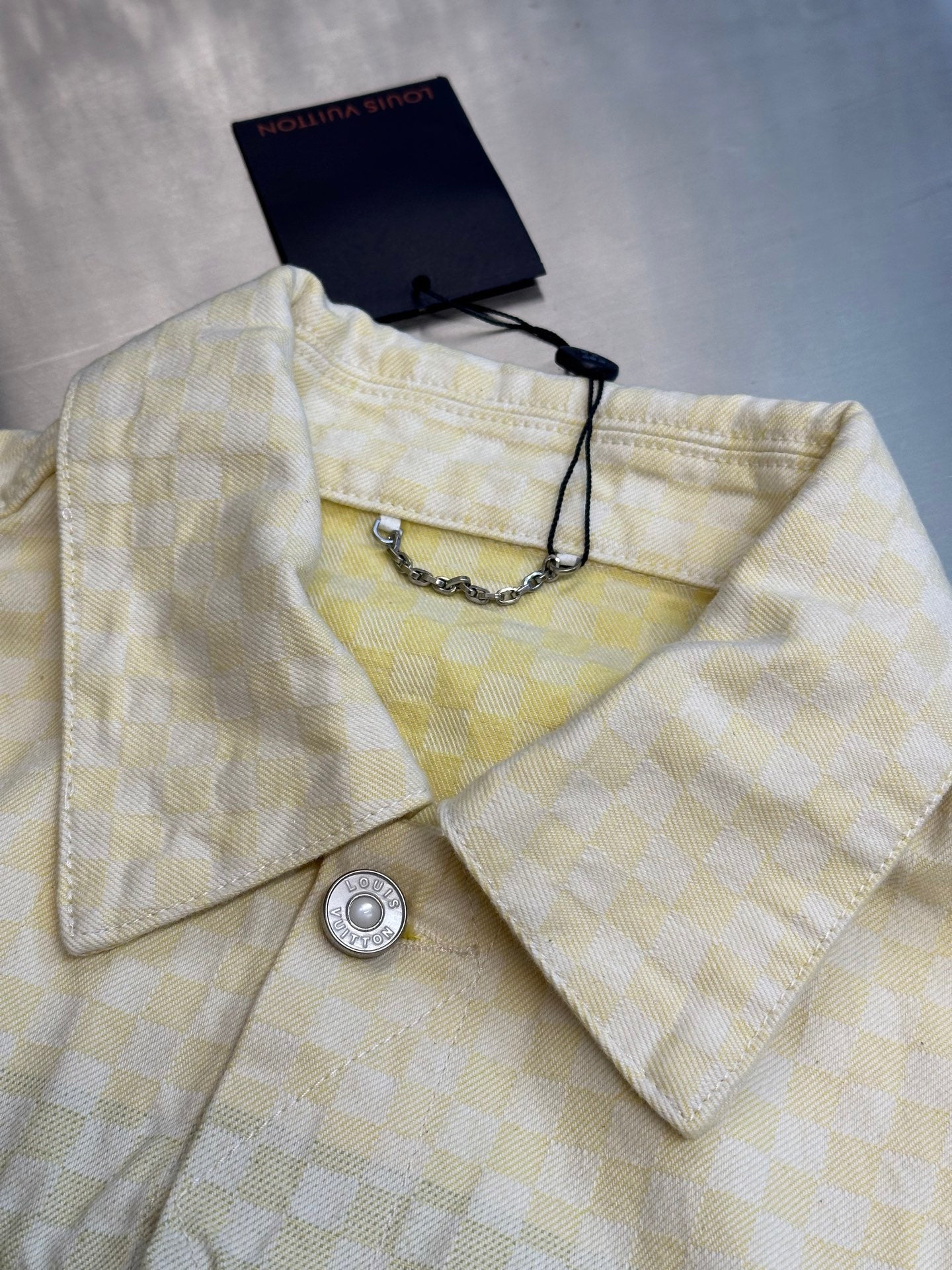 LV Damier Gradient Jacquard Denim Jacket 1AGTEX