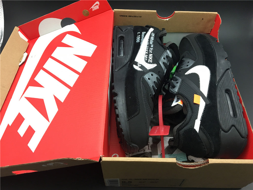 Off-White x Air Max 90 'Black'