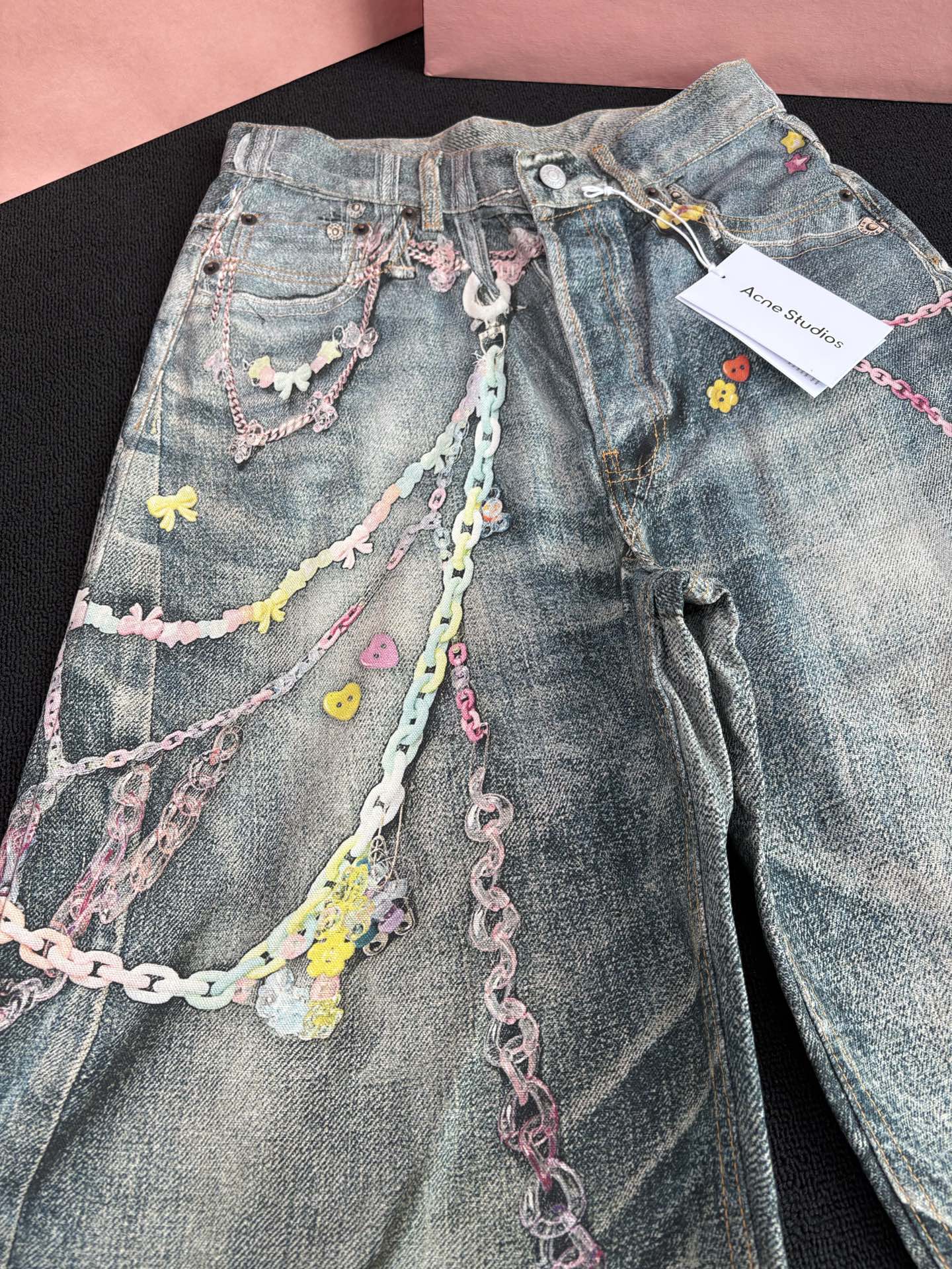 Acne Studios 2025 Trompe l'oeil Shorts