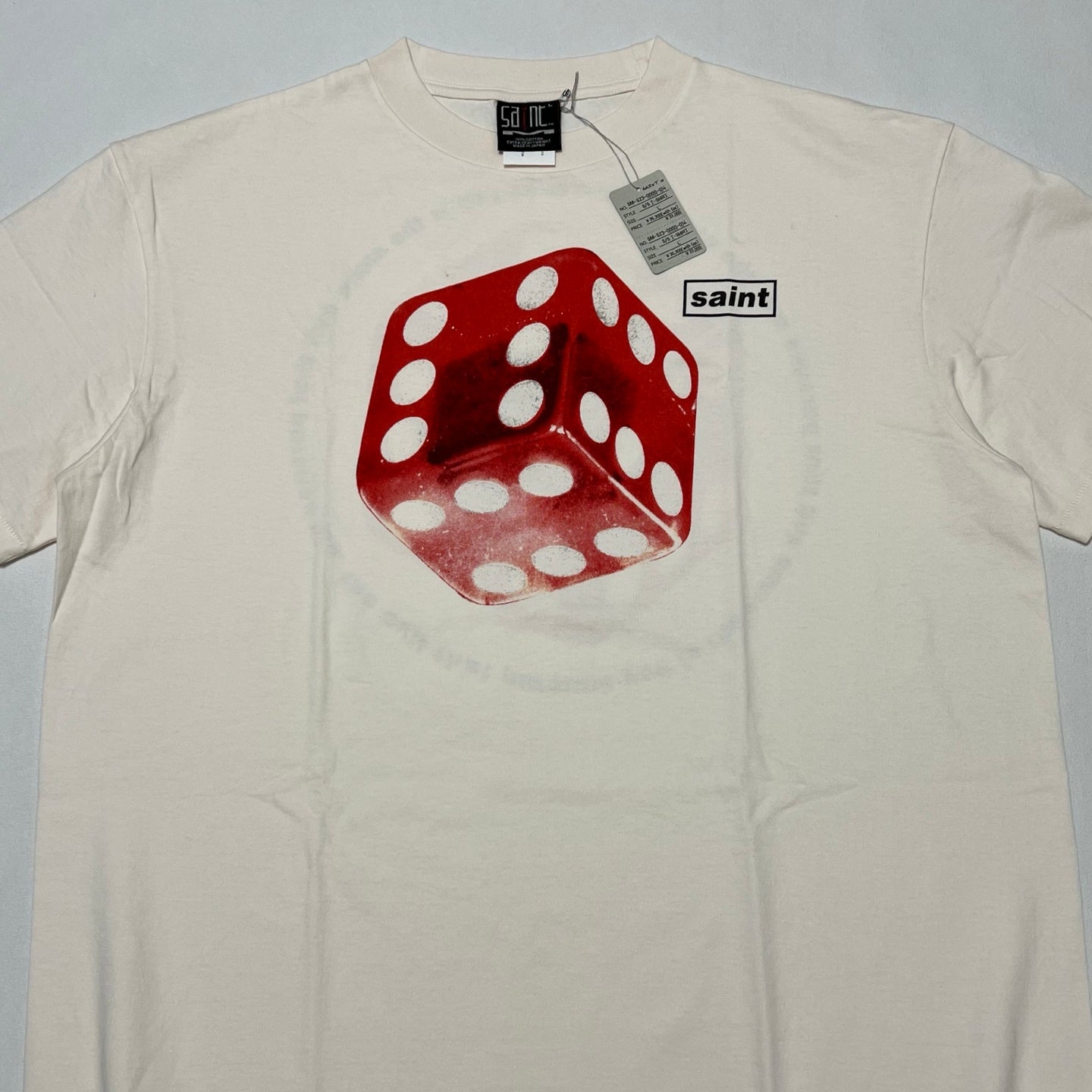 Saint Michael Dice Tee 'White'