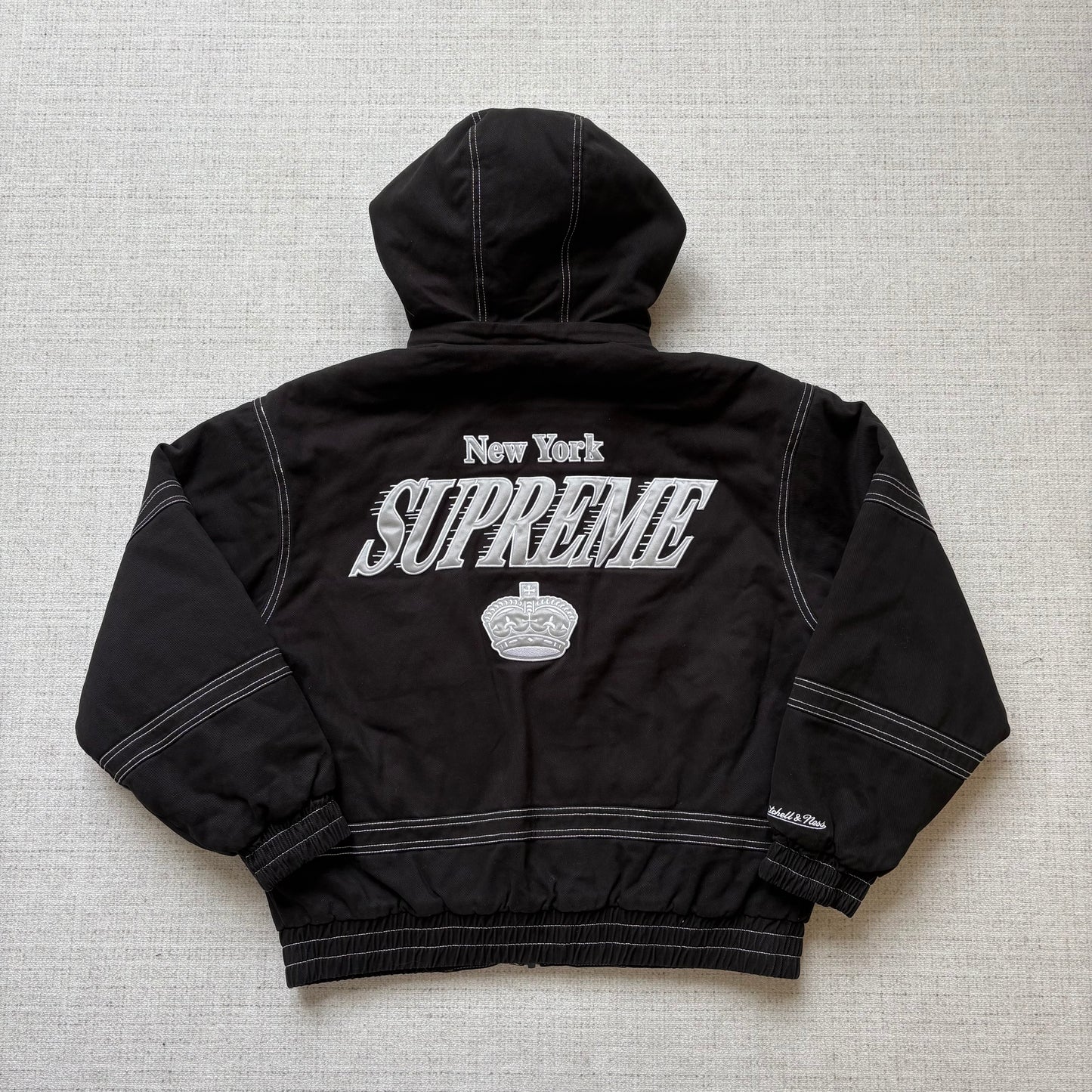 SUP x Mitchell & Ness® Twill Stadium Jacket