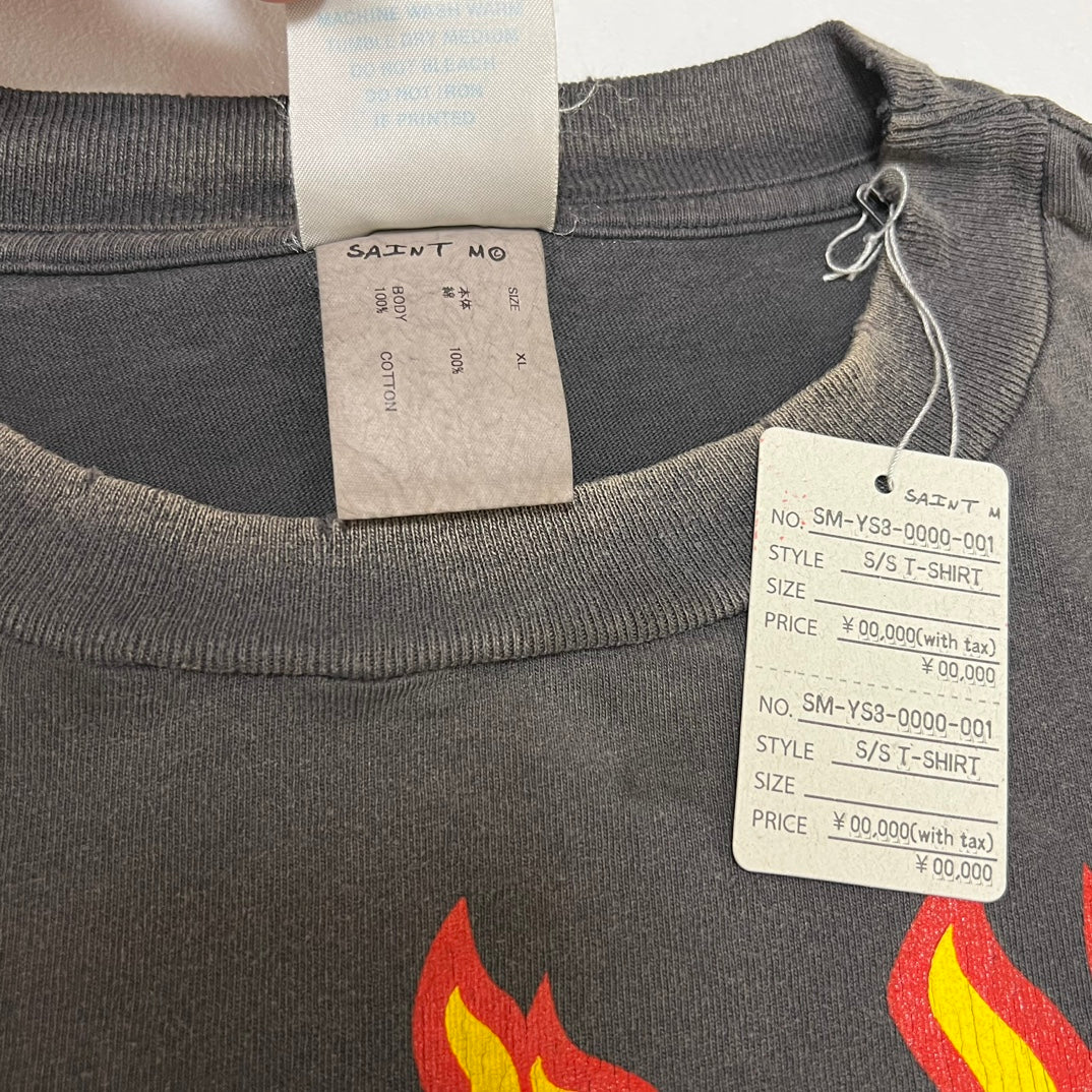 SAINT Michael x Cactus Plant Flea Market SOUL ON FIRE L/S