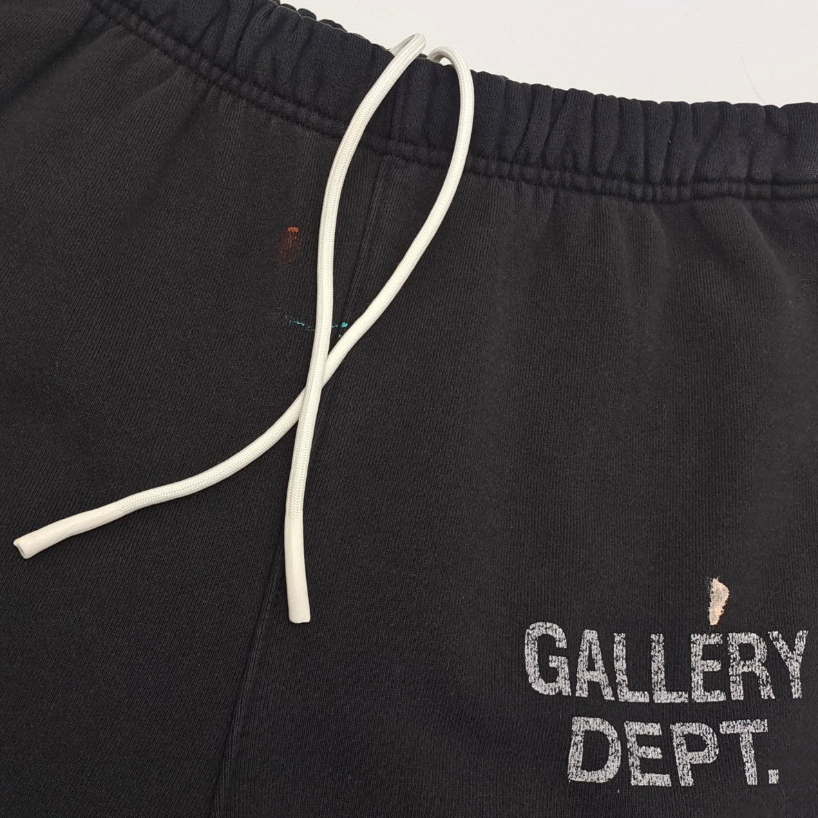 Gallery Dept. Logo Flare Sweatpants 'Washed Black'