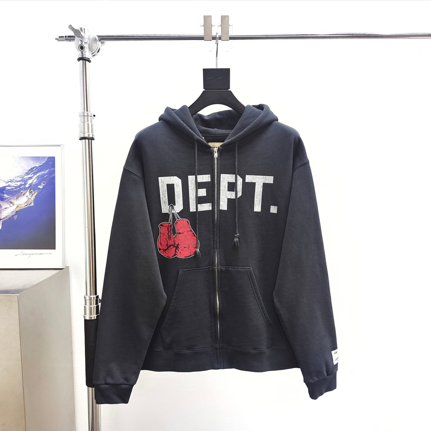 GALLERY DEPT. BOXING MERCH ZIP HOODIE
