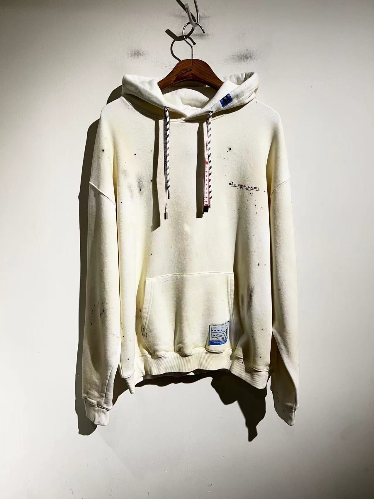 MAISON MIHARA YASUHIRO DISTRESSED HOODIE