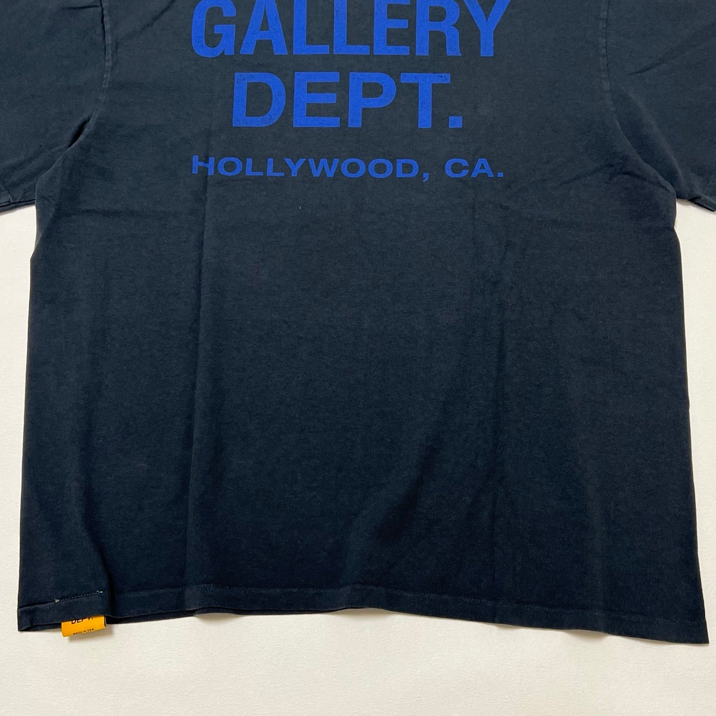 Gallery Dept. SOUVENIR TEE WASHED BLACK