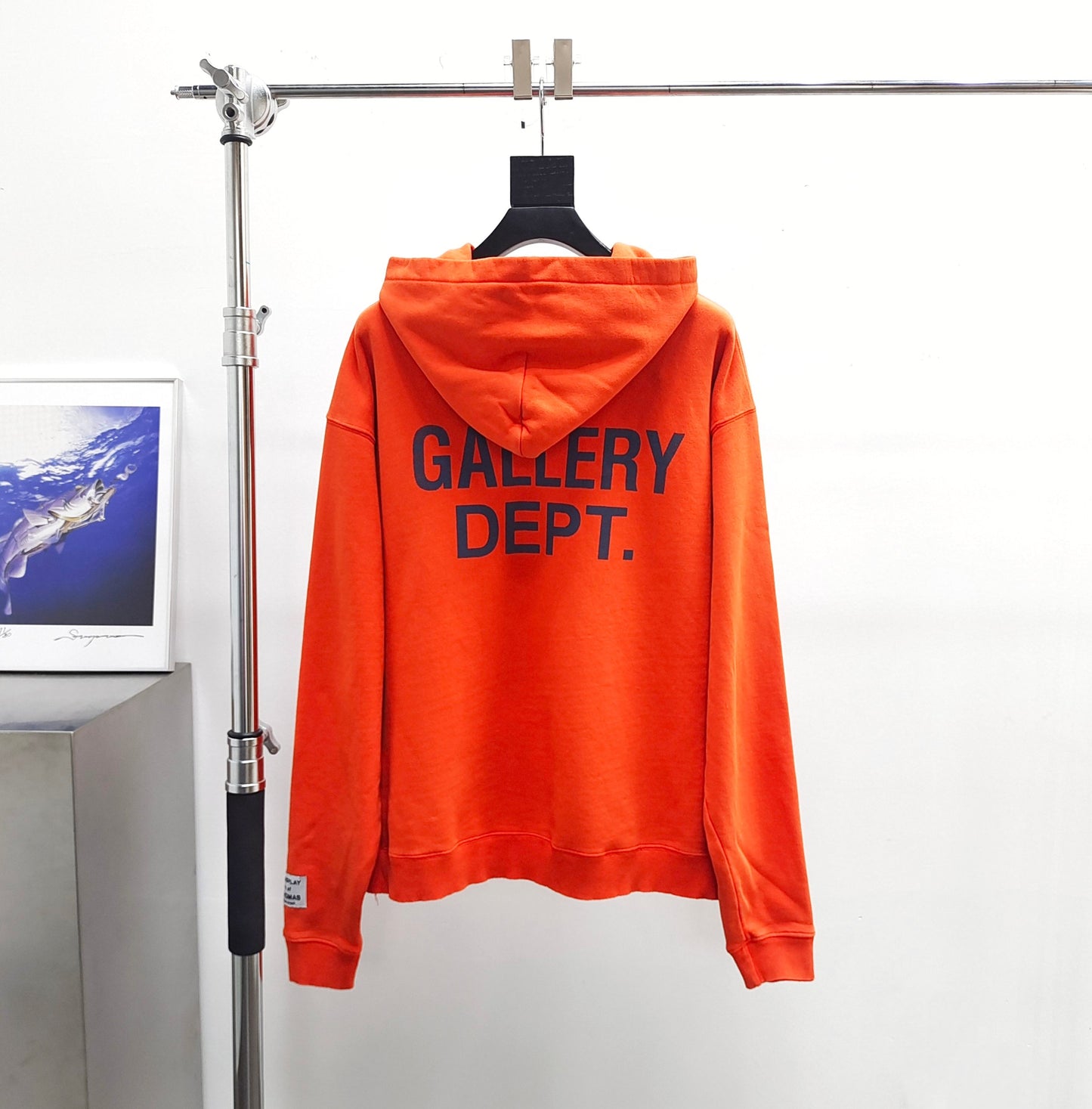 Gallery Dept. 90'S GD LOGO HOODIE TOMATOE RED