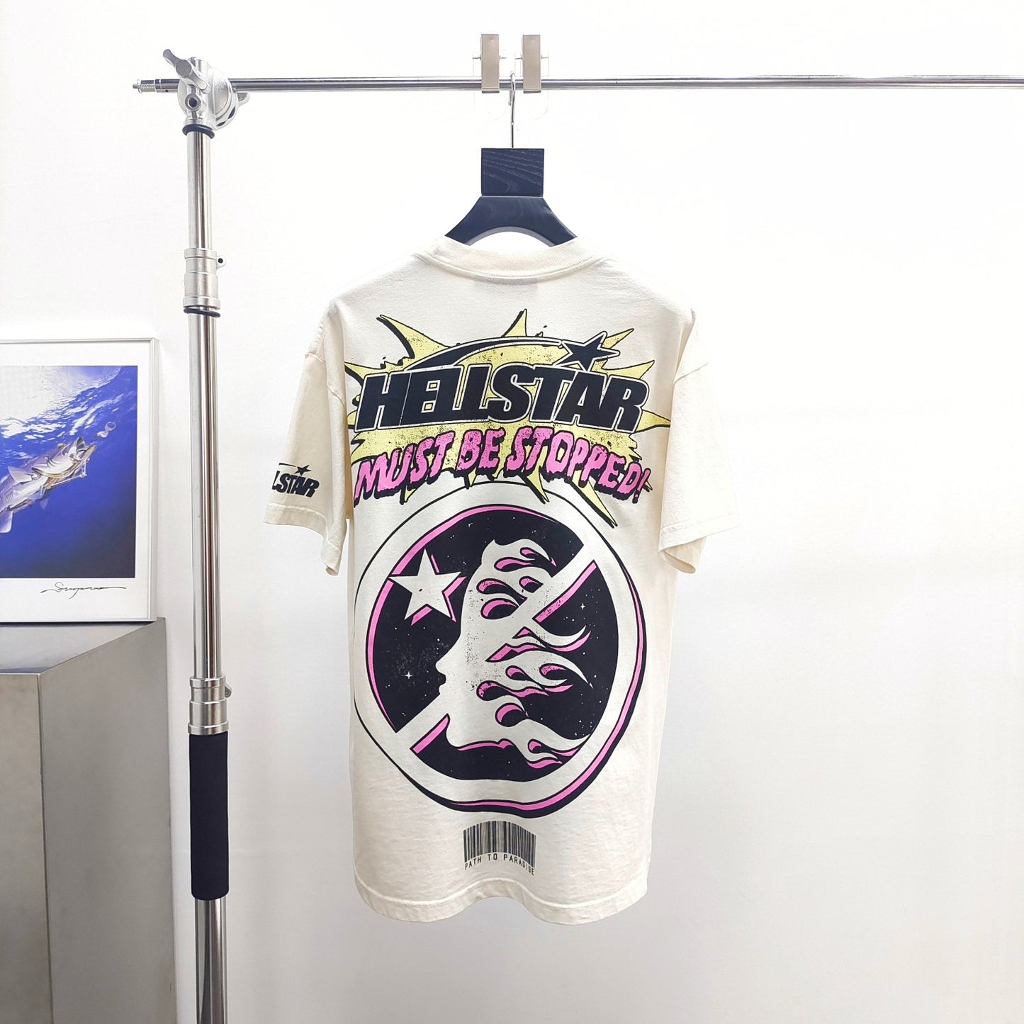 Hellstar Breaking News T-Shirt 'White'