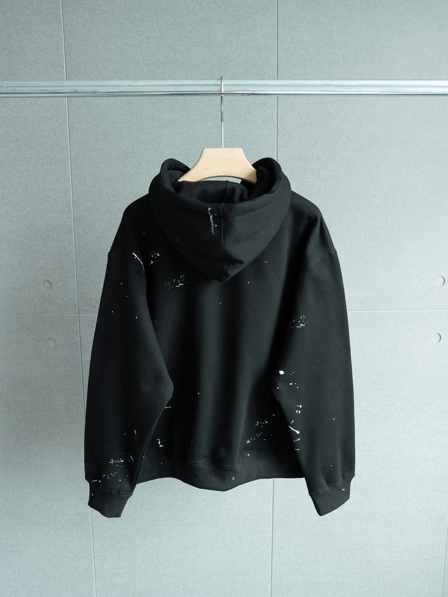 SUP MM6 Maison Margiela Box Logo Zip Up Hooded Sweatshirt