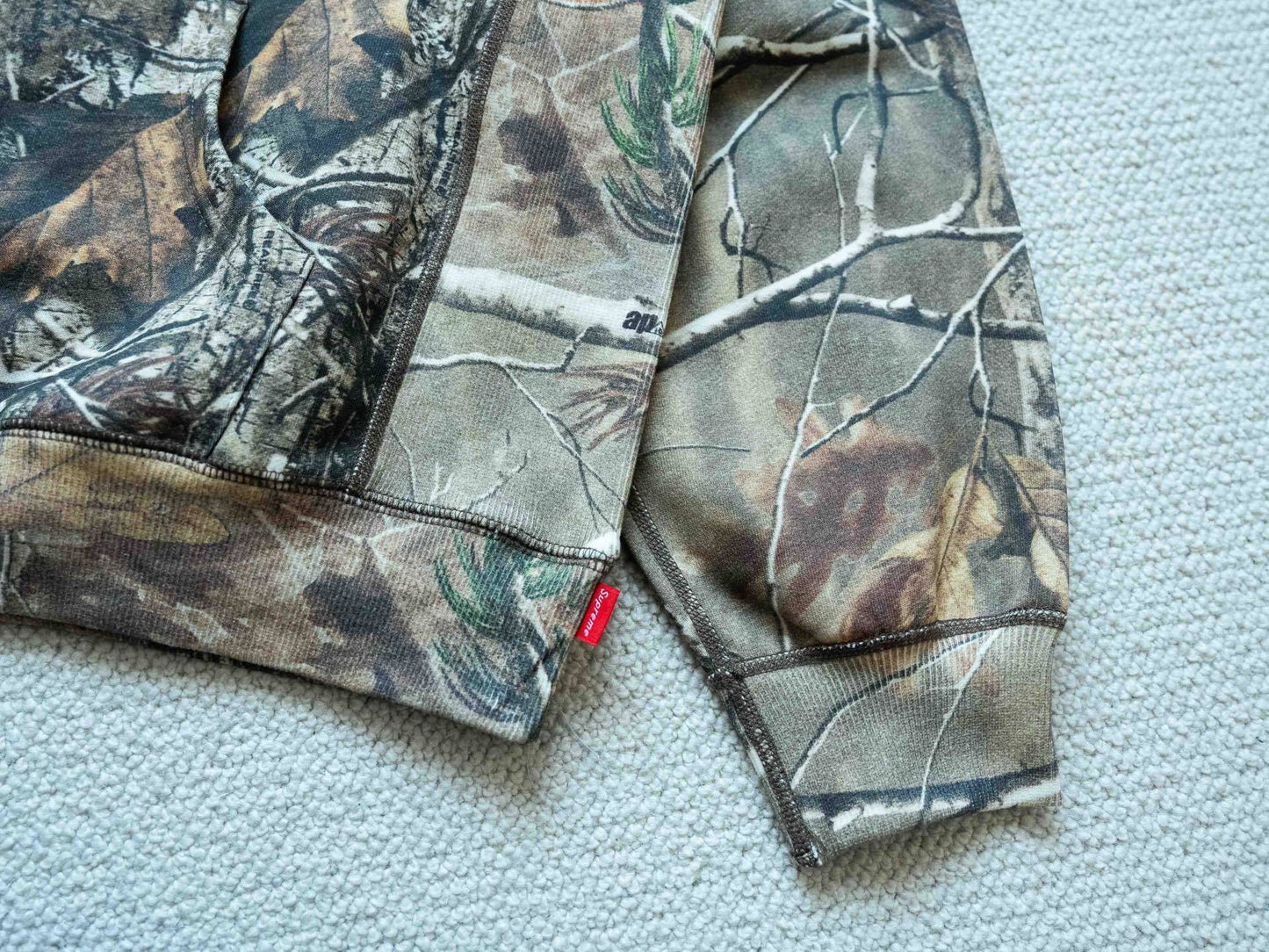 SUP Box Logo Hoodie (FW25) Realtree AP Camouflage