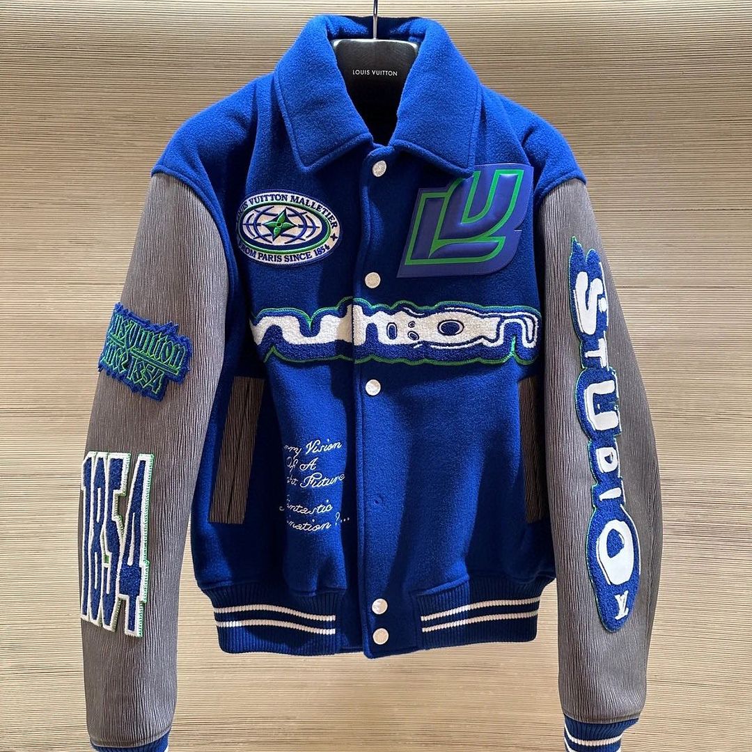 Louis Vuitton Embroidered Varsity Blouson