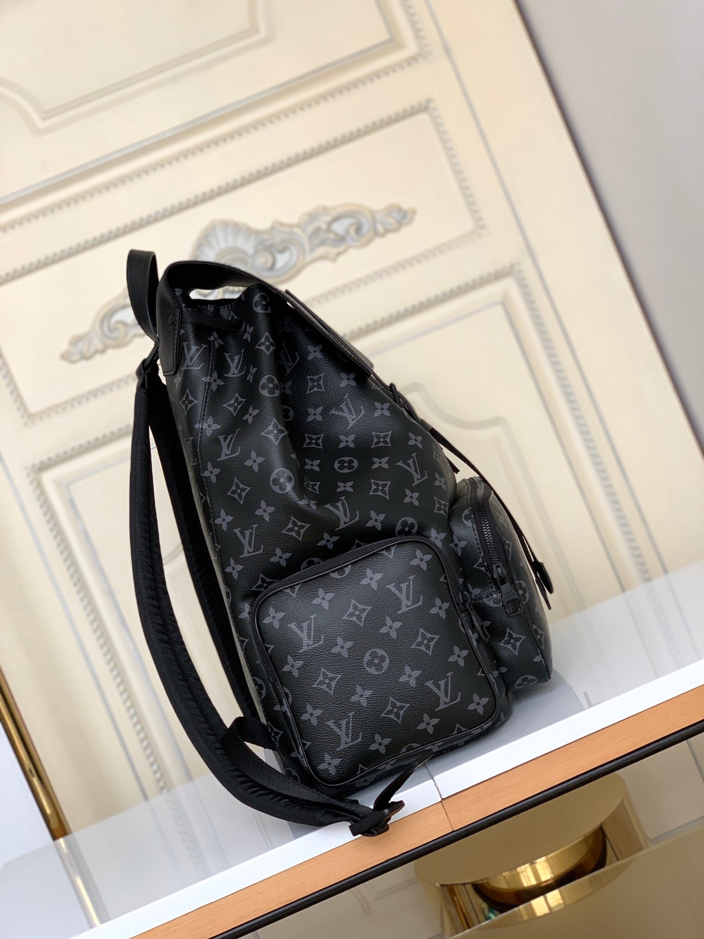 LV Monogram Eclipse Trio Backpack Backpack M45538