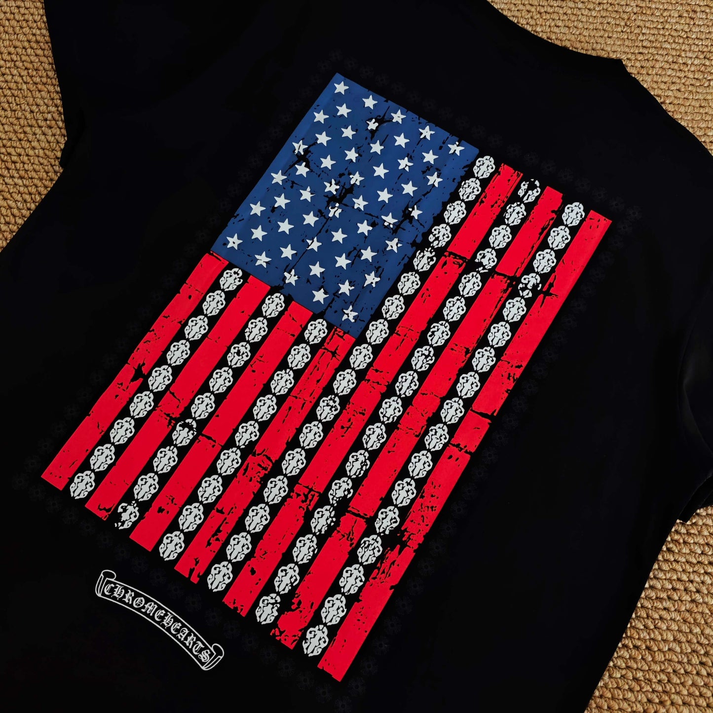Chrome Hearts American flag t-shirt
