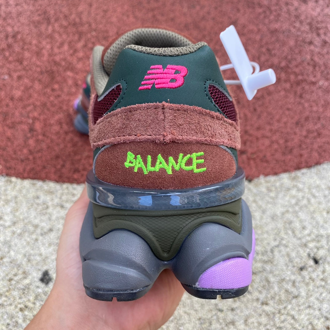 New Balance 9060 "Rich Oak / Burgundy"