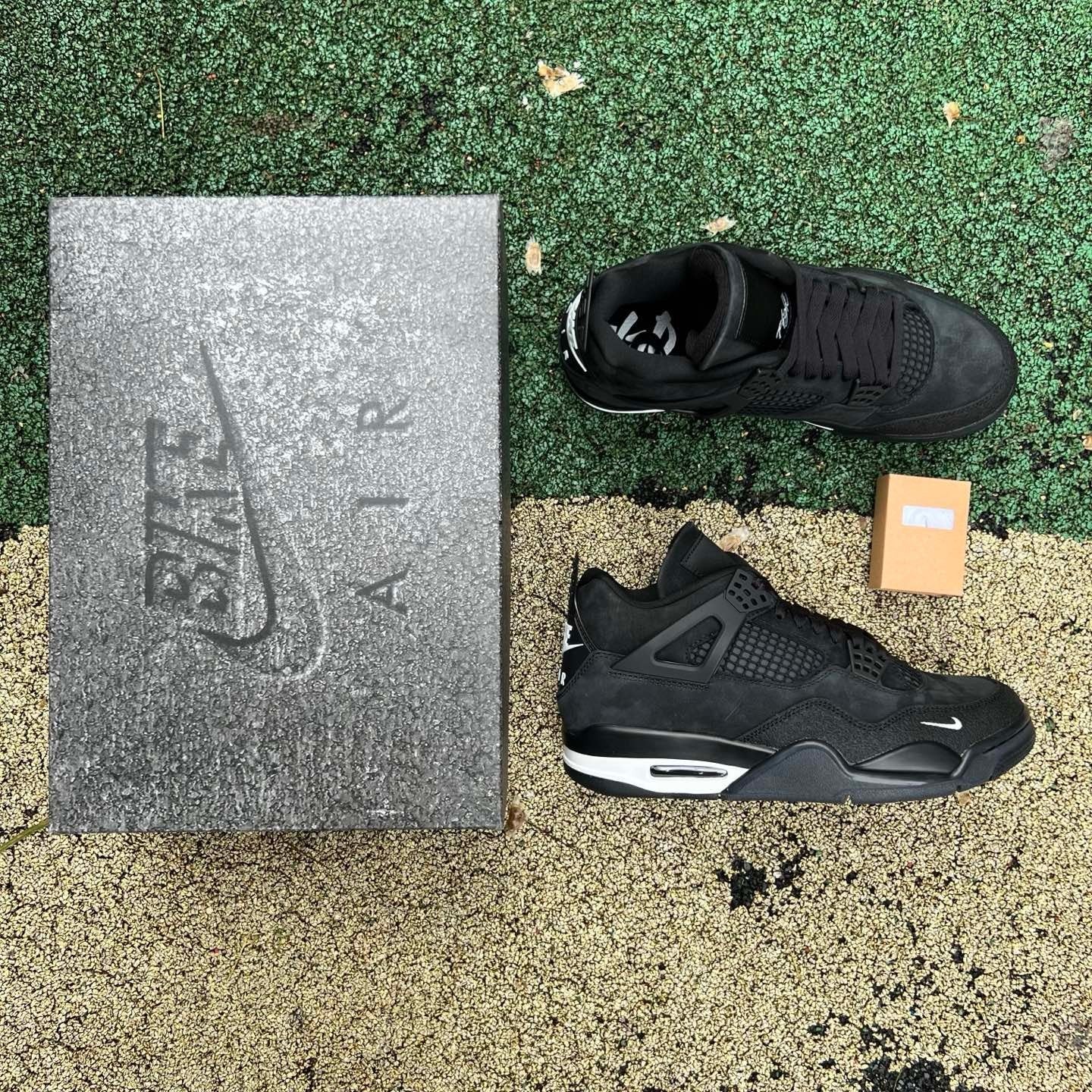 Nigel Sylvester x Air Jordan 4 Retro OG SP 'Brick By Brick' BLACK