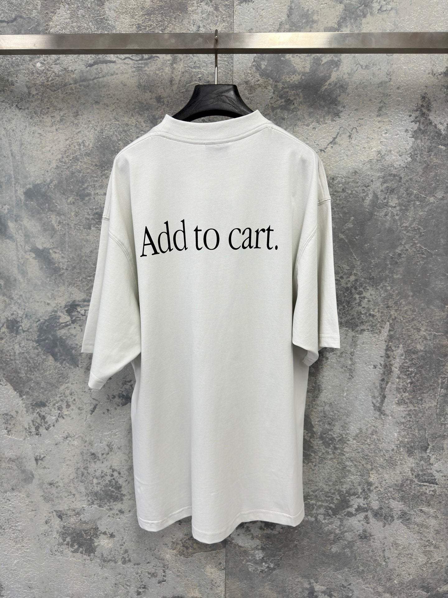 BB Men's Basketball Sneaker T-shirt Oversized in Dirty White
