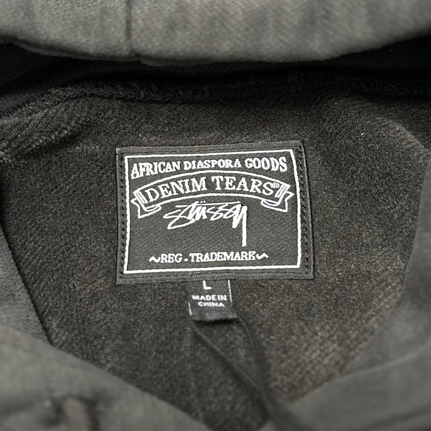 Stussy x Denim Tears Graphic Hoodie 'Black'