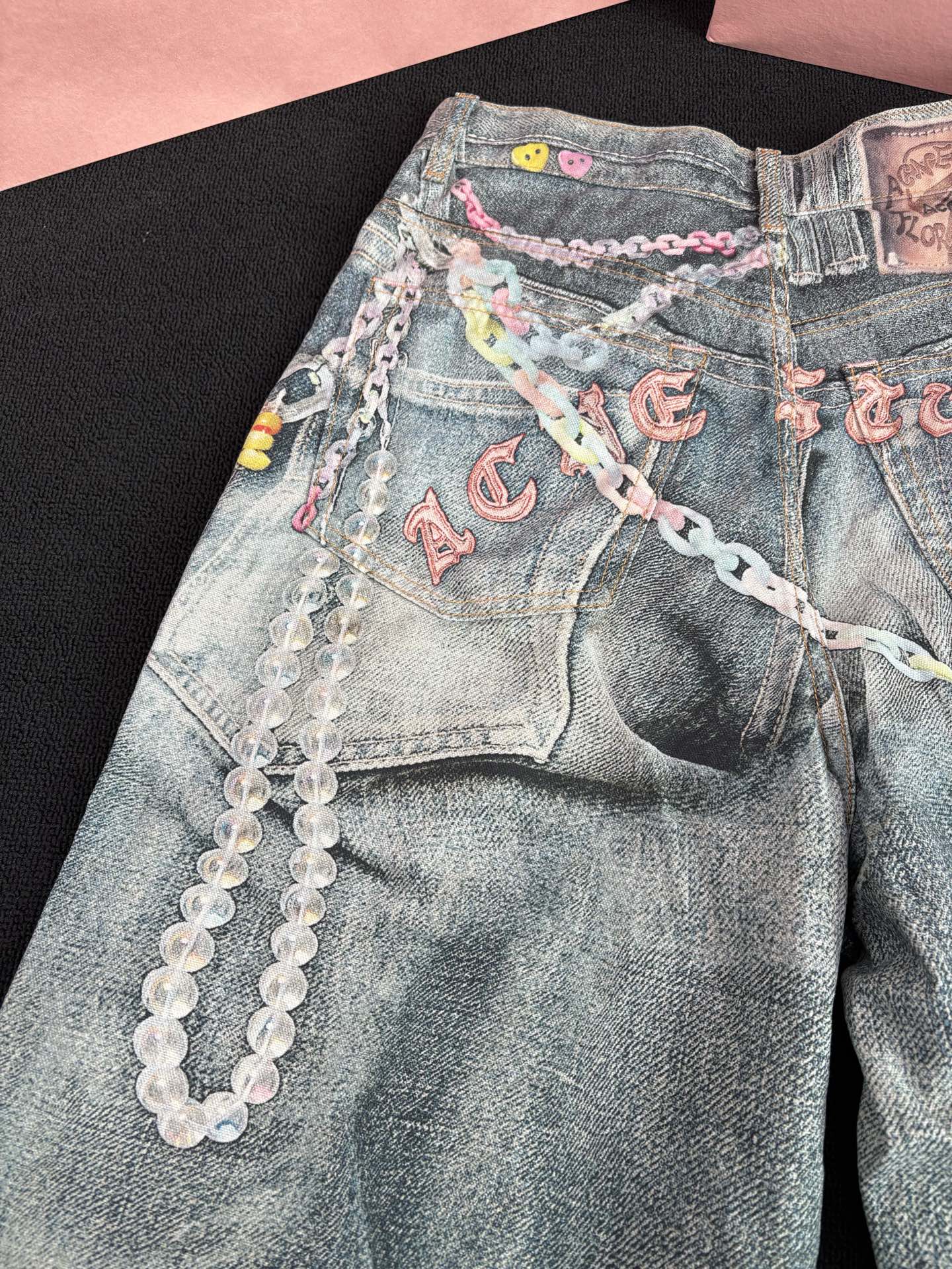 Acne Studios 2025 Trompe l'oeil Shorts