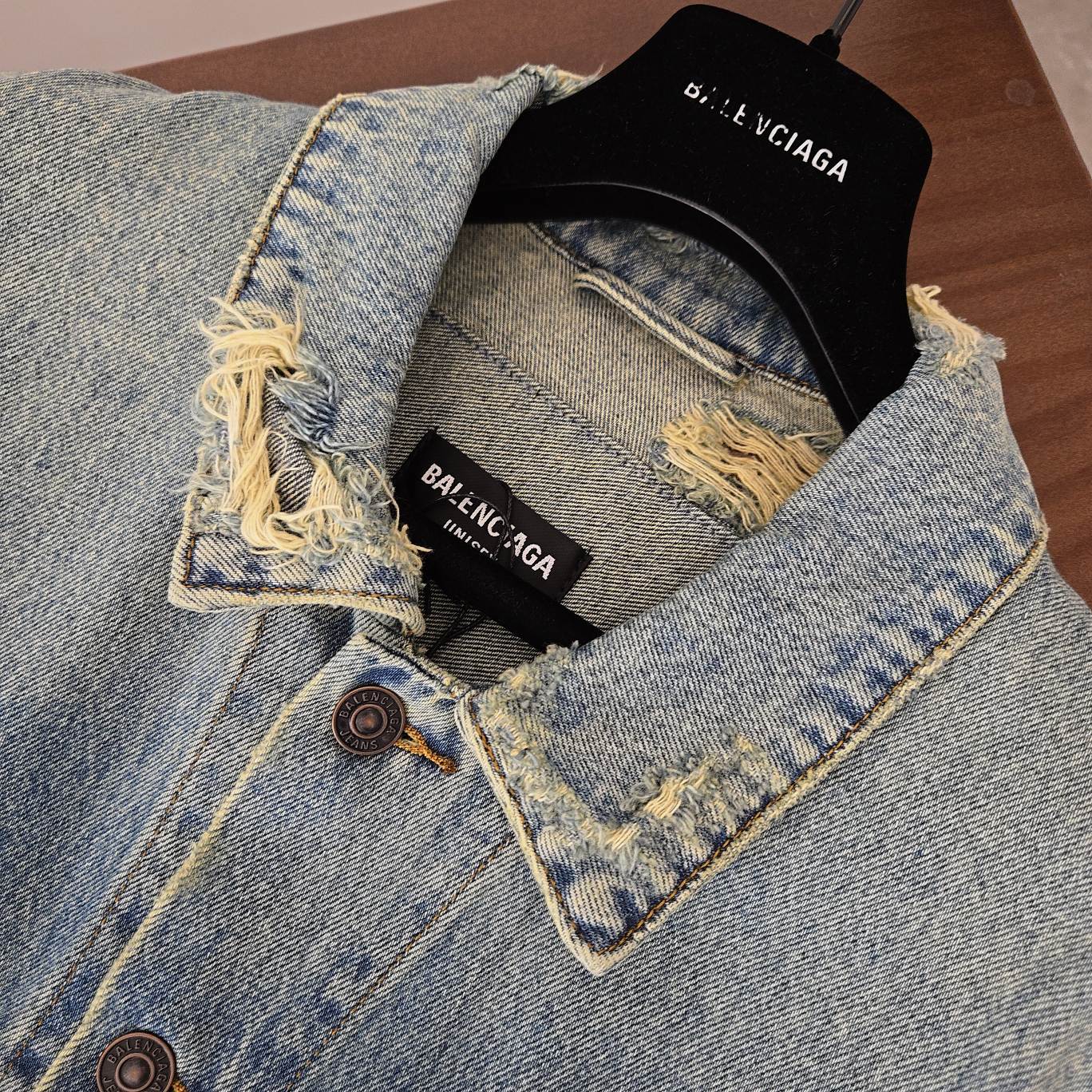 BB Jeans destroyed denim jacket