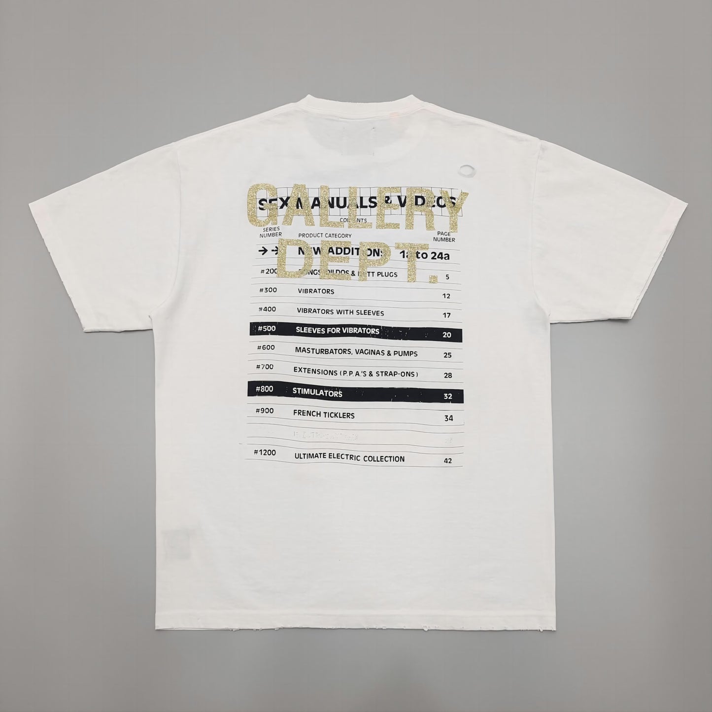 Gallery Dept. Doc Johnson Sexual Positions T-shirt