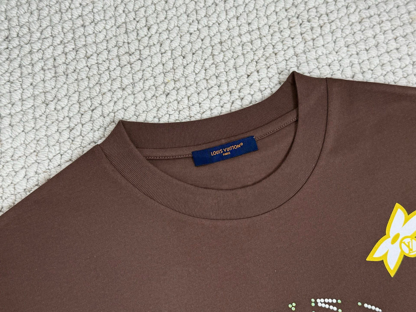 LV Washed Embellished Cotton T-Shirt
