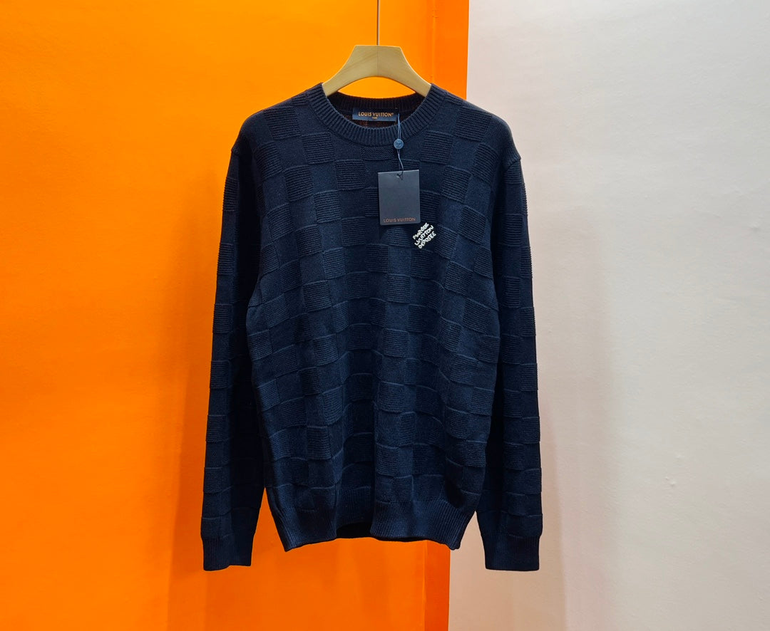 Louis Vuitton Damier Pullover With Pearl Signature