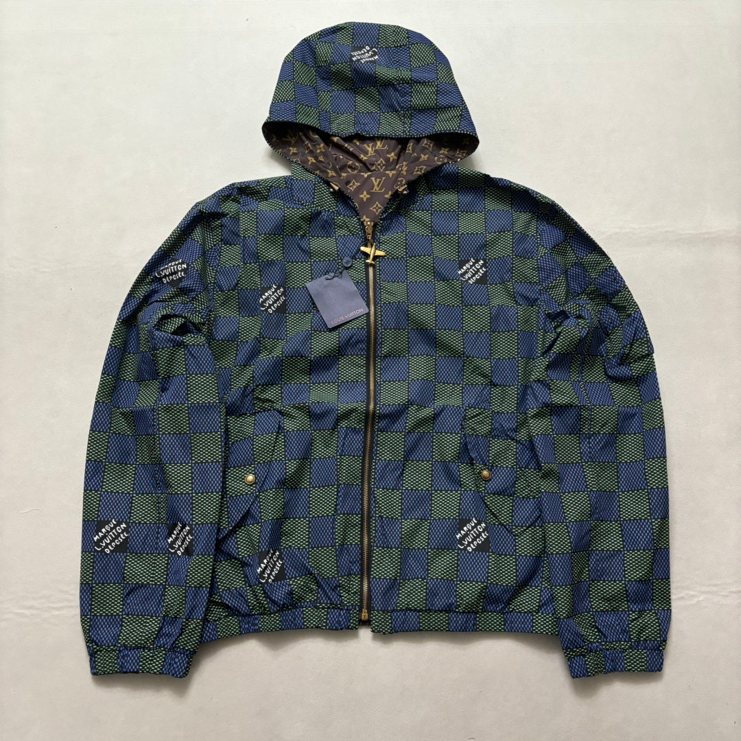 LV Damier Reversible Windbreaker 1AHBIV