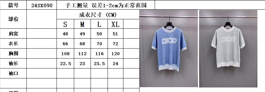 Dior Italic Knit T-Shirt