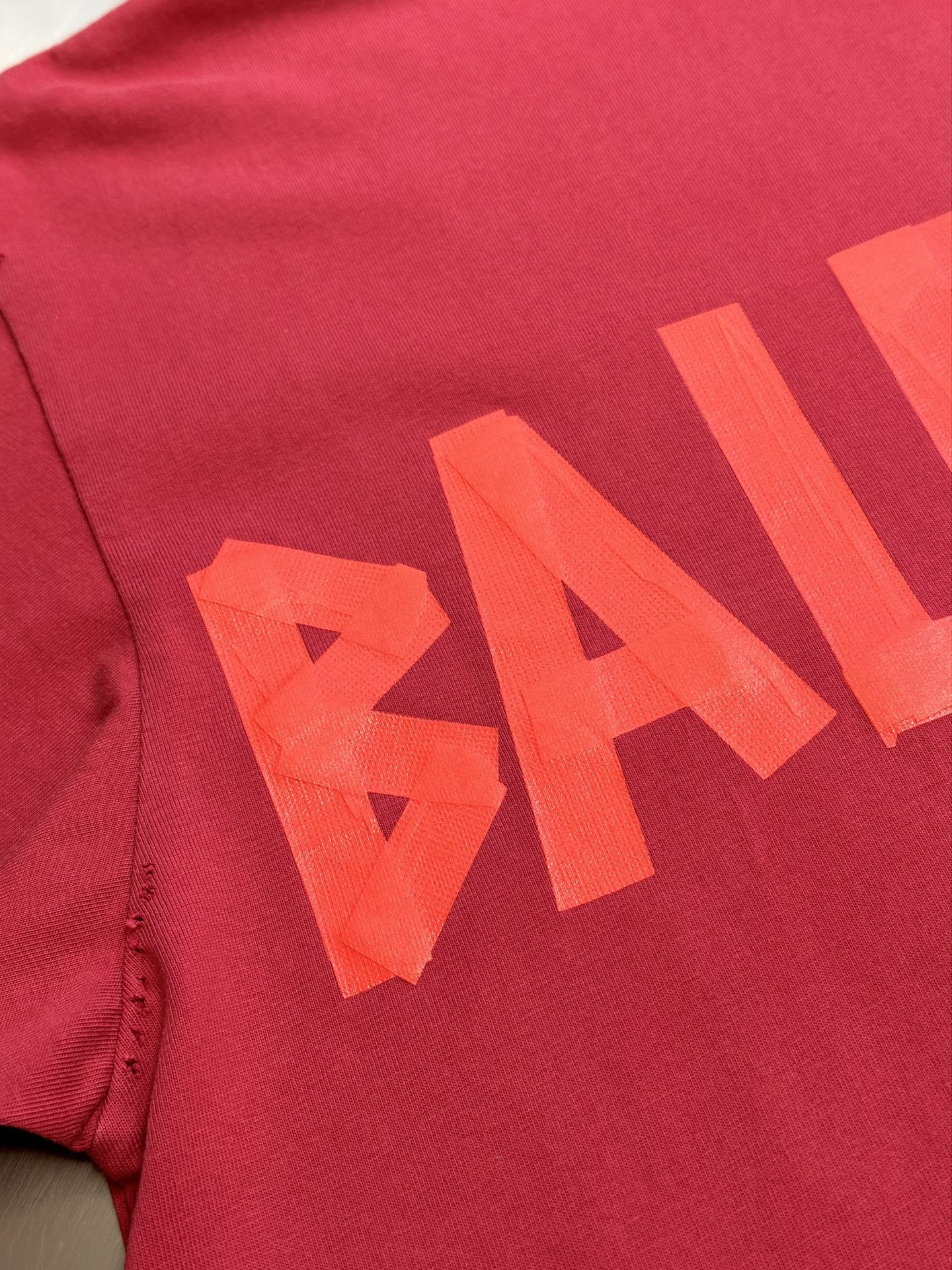 BB Tape Type T-shirt Medium Fit in Rasberry