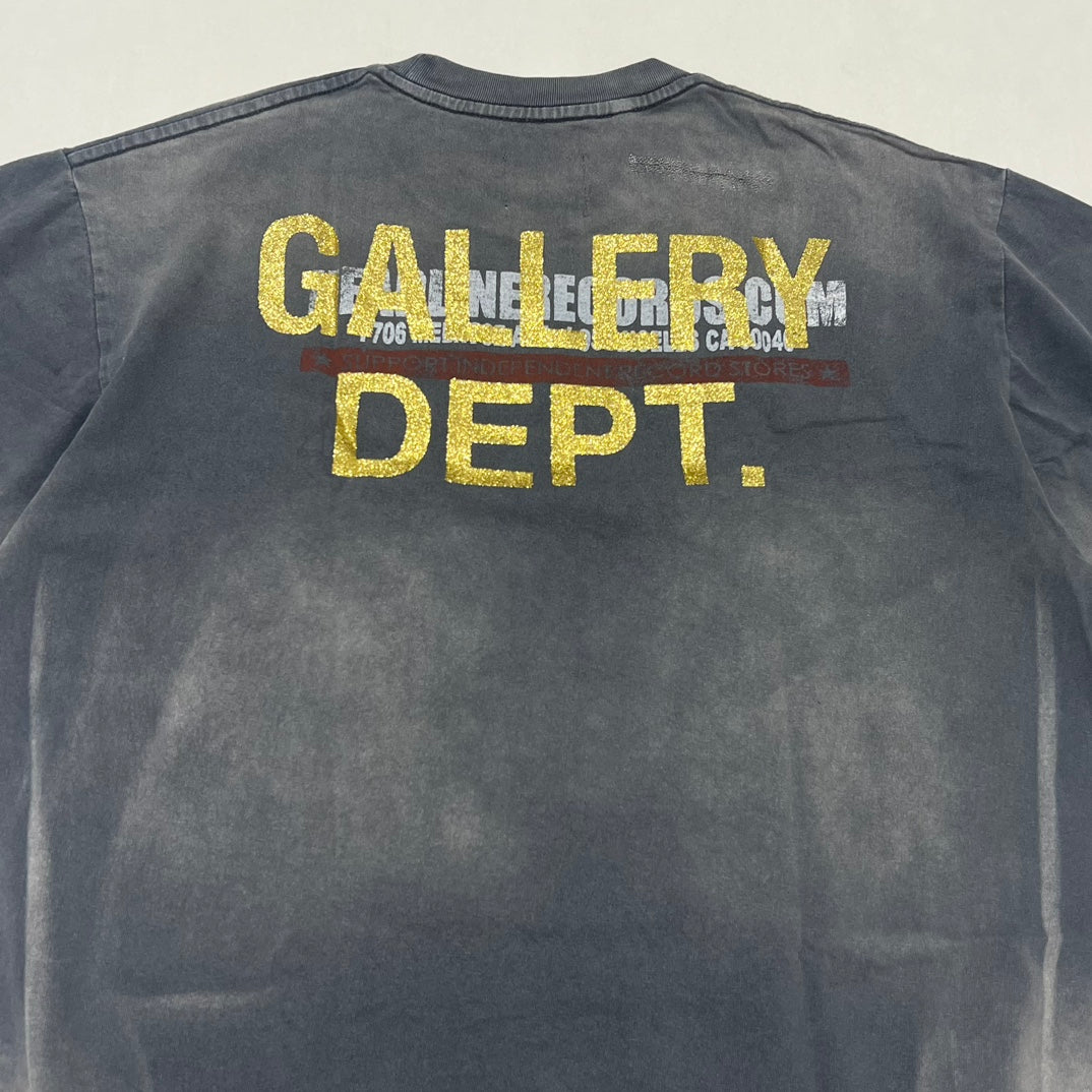 Gallery Dept. HEADLINE RECORDS TEE IN GREY
