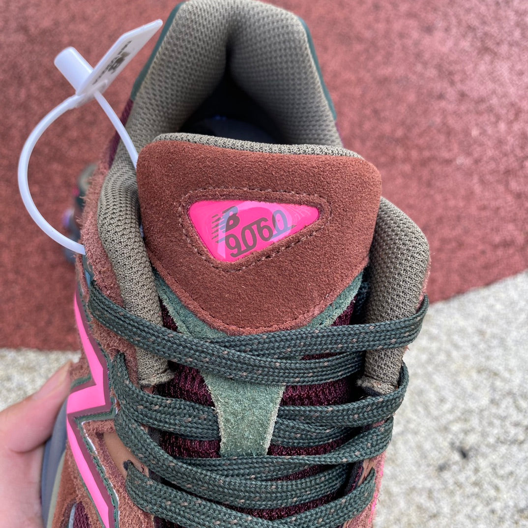 New Balance 9060 "Rich Oak / Burgundy"