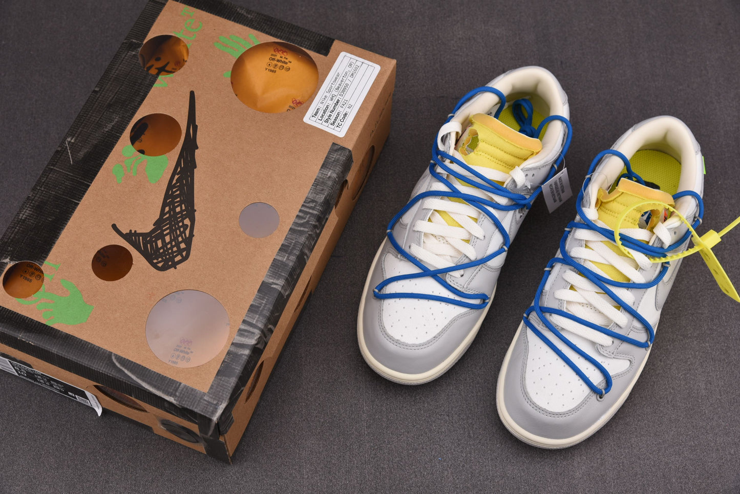 OW x Dunk Low 'Lot 10 of 50'