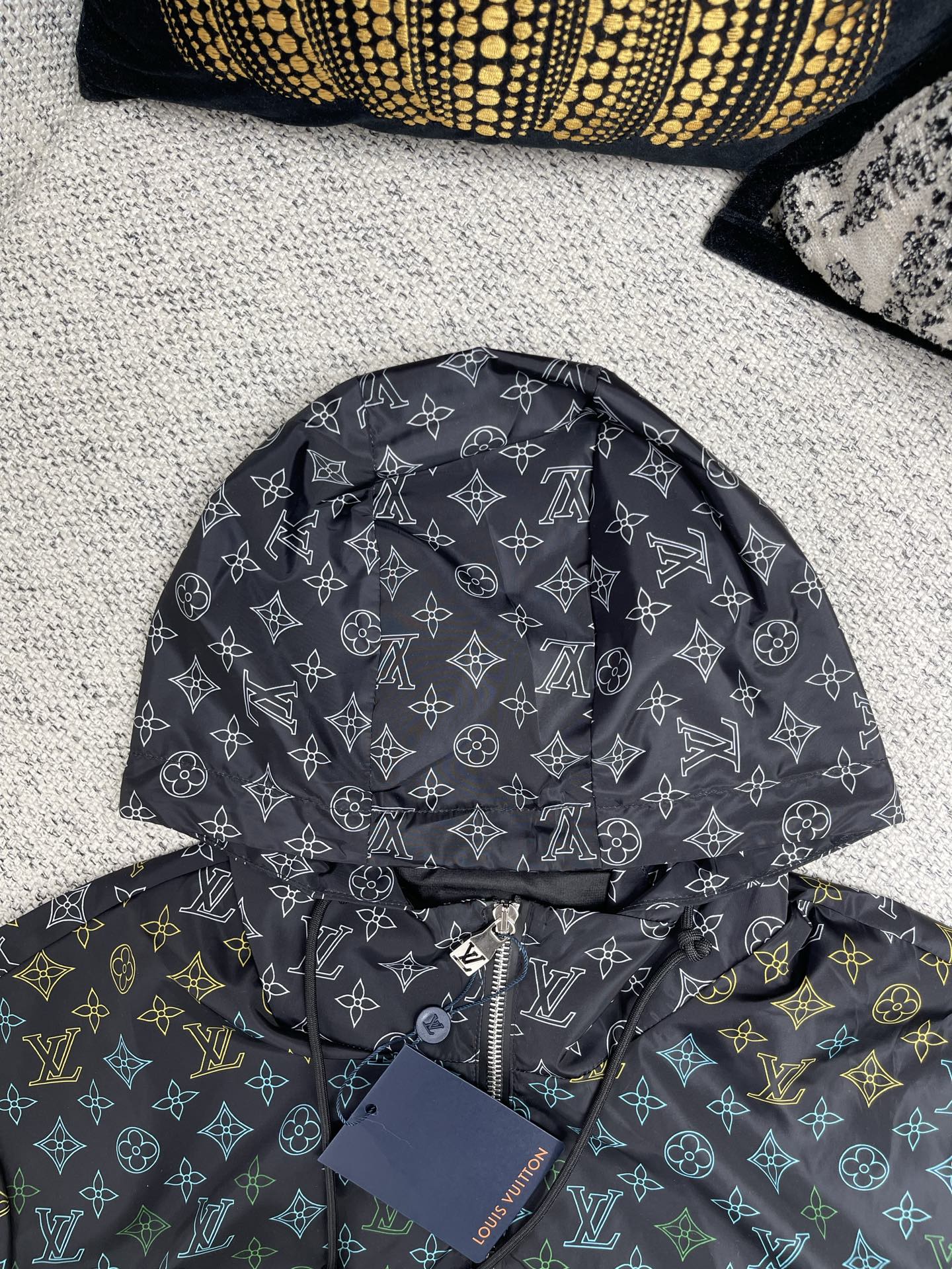 lv Monogram Flowers Gradient Printed Windbreaker 1AGTFW