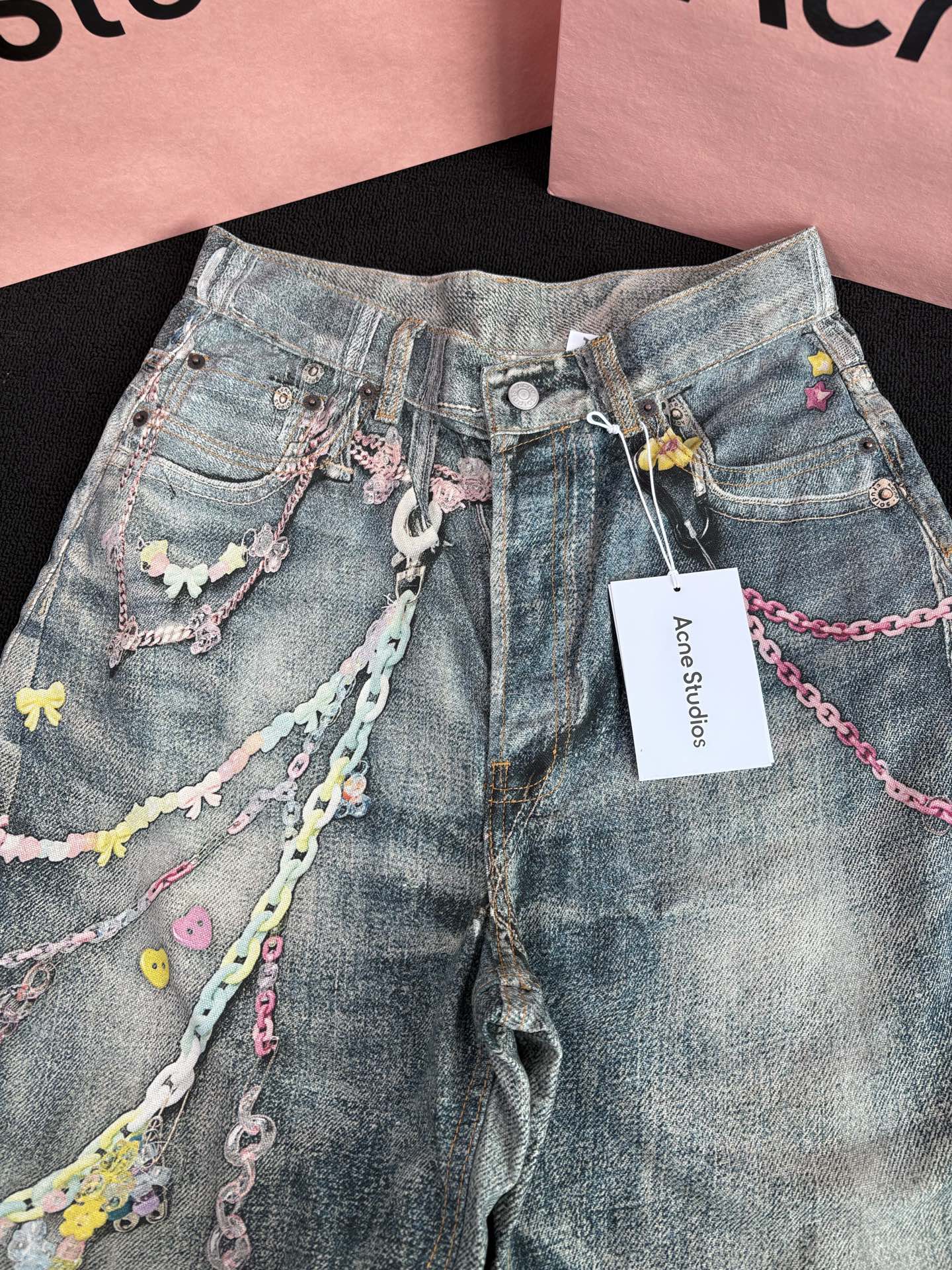 Acne Studios 2025 Trompe l'oeil Shorts