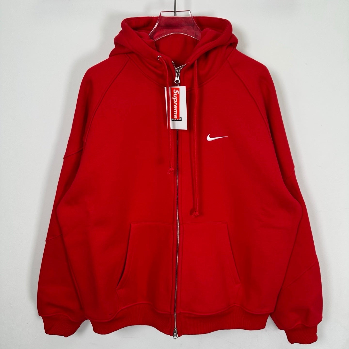 SUP x Nike Zip Up Hooded Sweatshirt