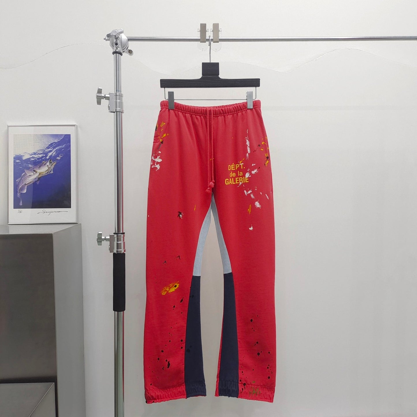 Gallery Dept. Flare sweatpants red