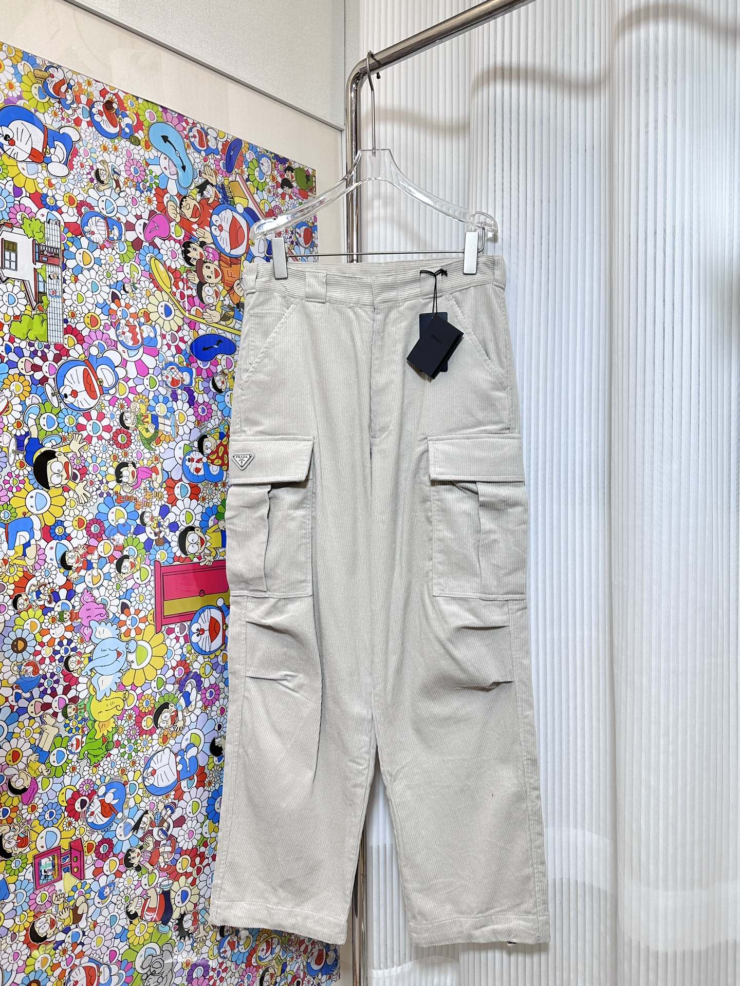 Prada Corduroy Cargo Trousers