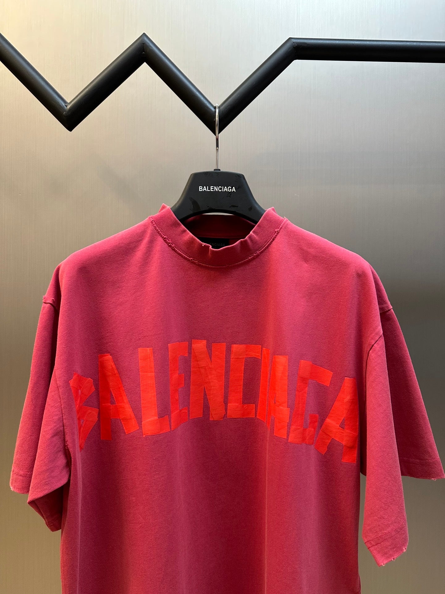 BB Tape Type T-shirt Medium Fit in Rasberry