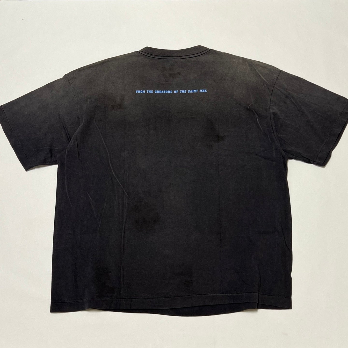 SAINT Mxxxxxx White Logo Matrix T-Shirt 'Black'