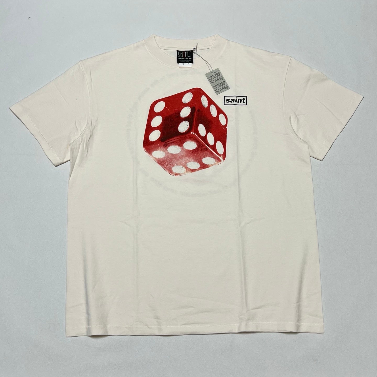Saint Michael Dice Tee 'White'