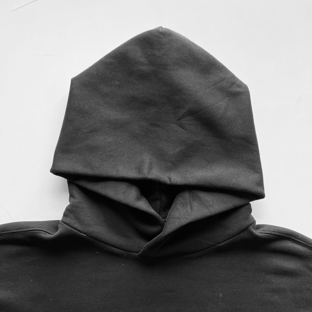 Balenciaga ACTIVEWEAR HOODIE OVERSIZED IN BLACK
