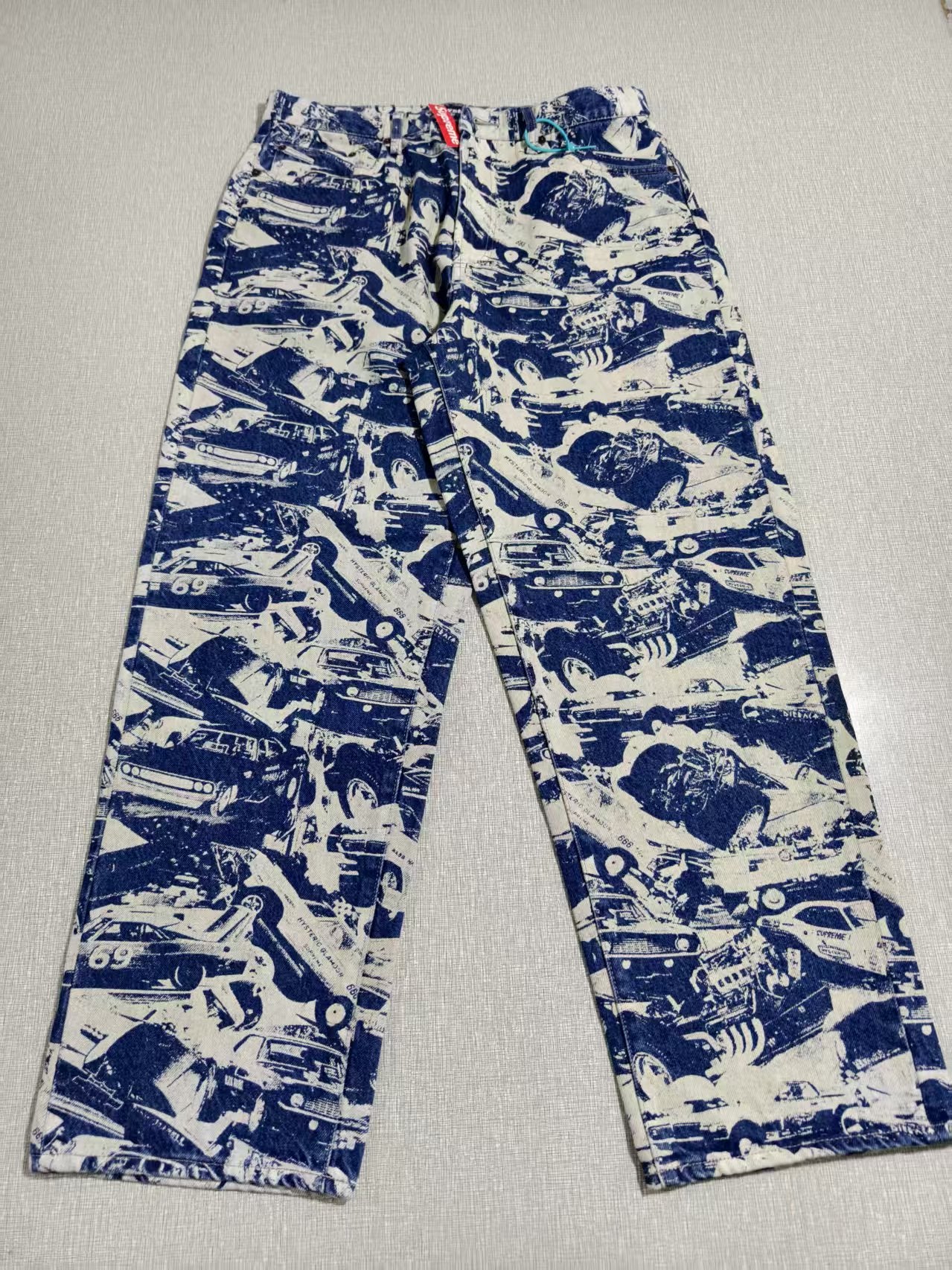 SUP Hysteric Glamour Cars Baggy Denim Jeans