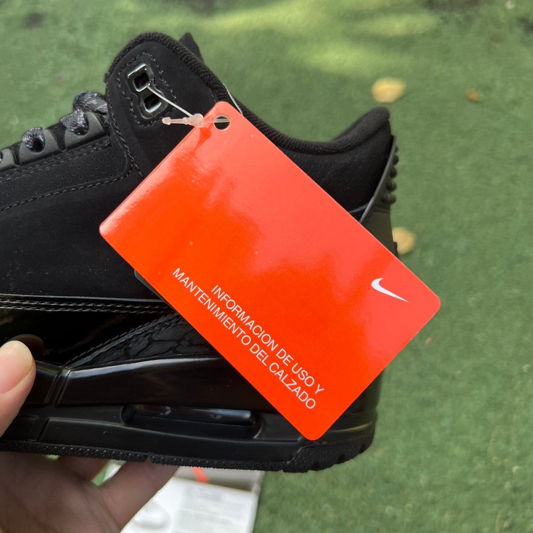 Air Jordan 3 Retro 'Black Cat' 2025