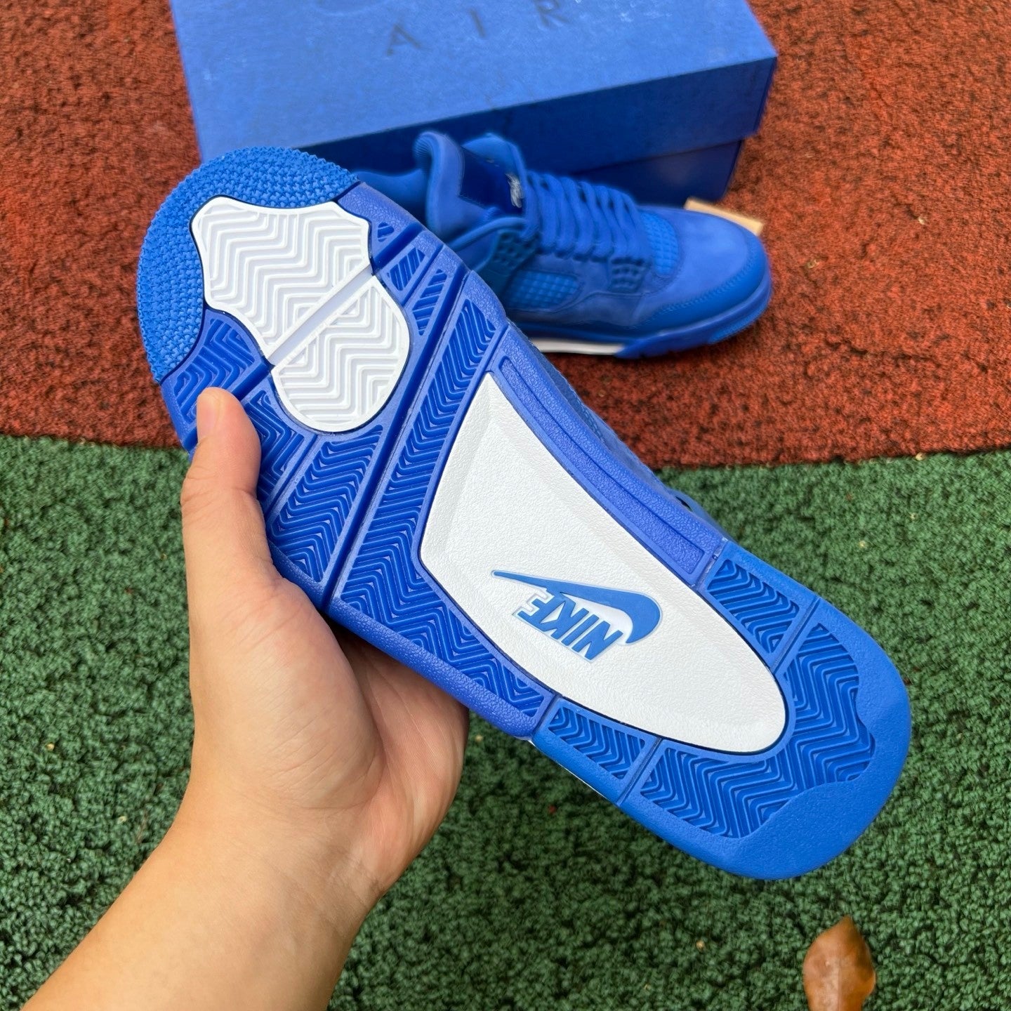 Nigel Sylvester x Air Jordan 4 Retro OG SP 'Brick By Brick' BLUE