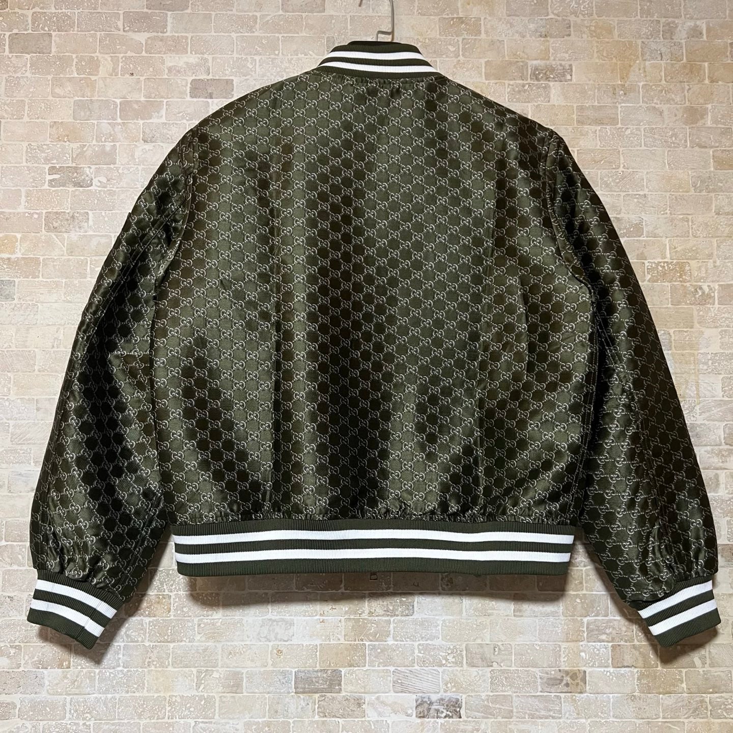 GG Cotton jacquard jacket with GG Shadow