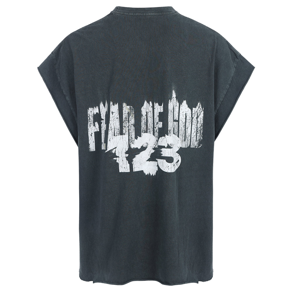 Fear of God INRI Cut Off Tee