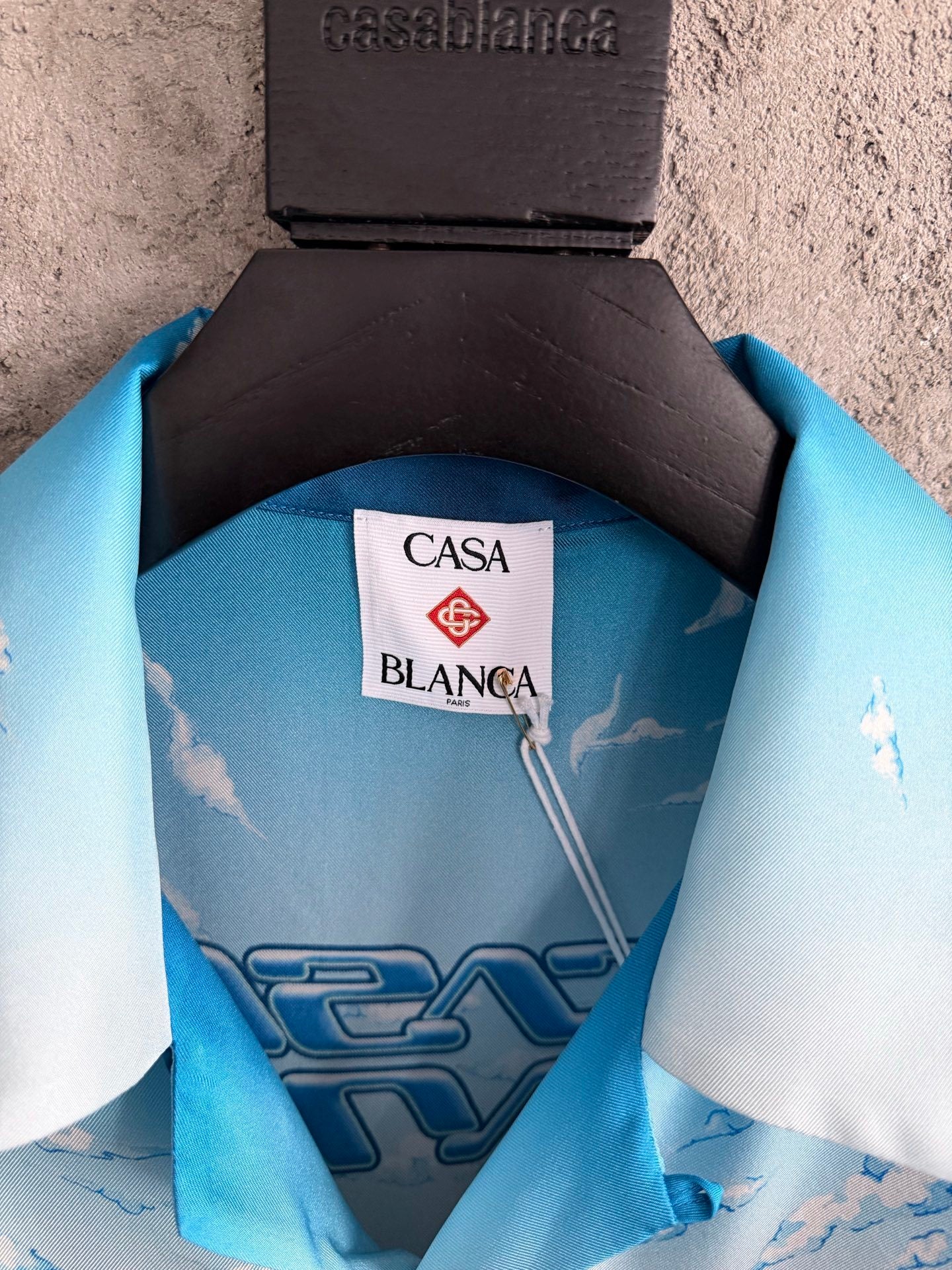 Casablanca Lost Atlantis Long Sleeve Silk Shirt