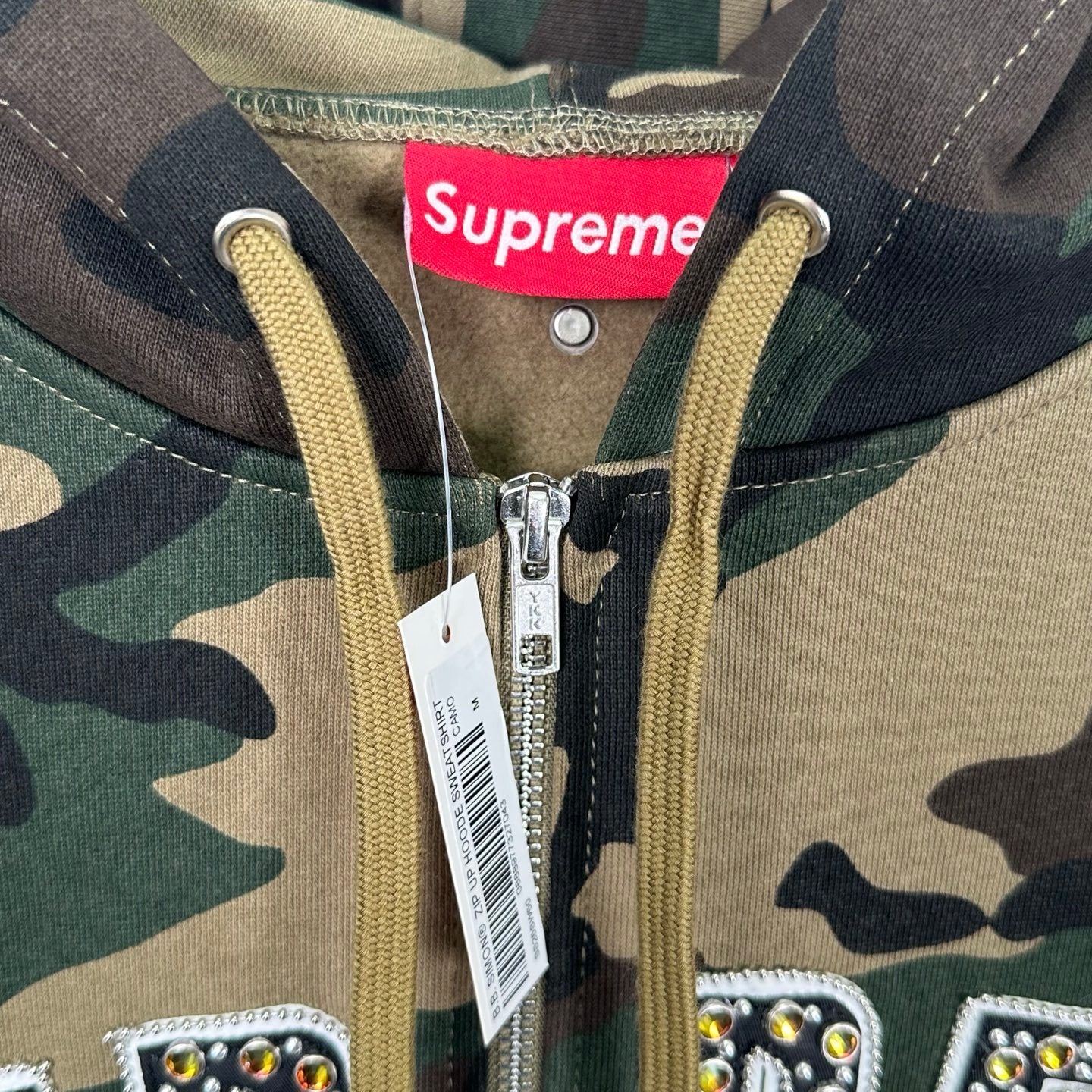 SUP x B.B. Simon Zip Up Hooded Sweatshirt 'Woodland Camo'