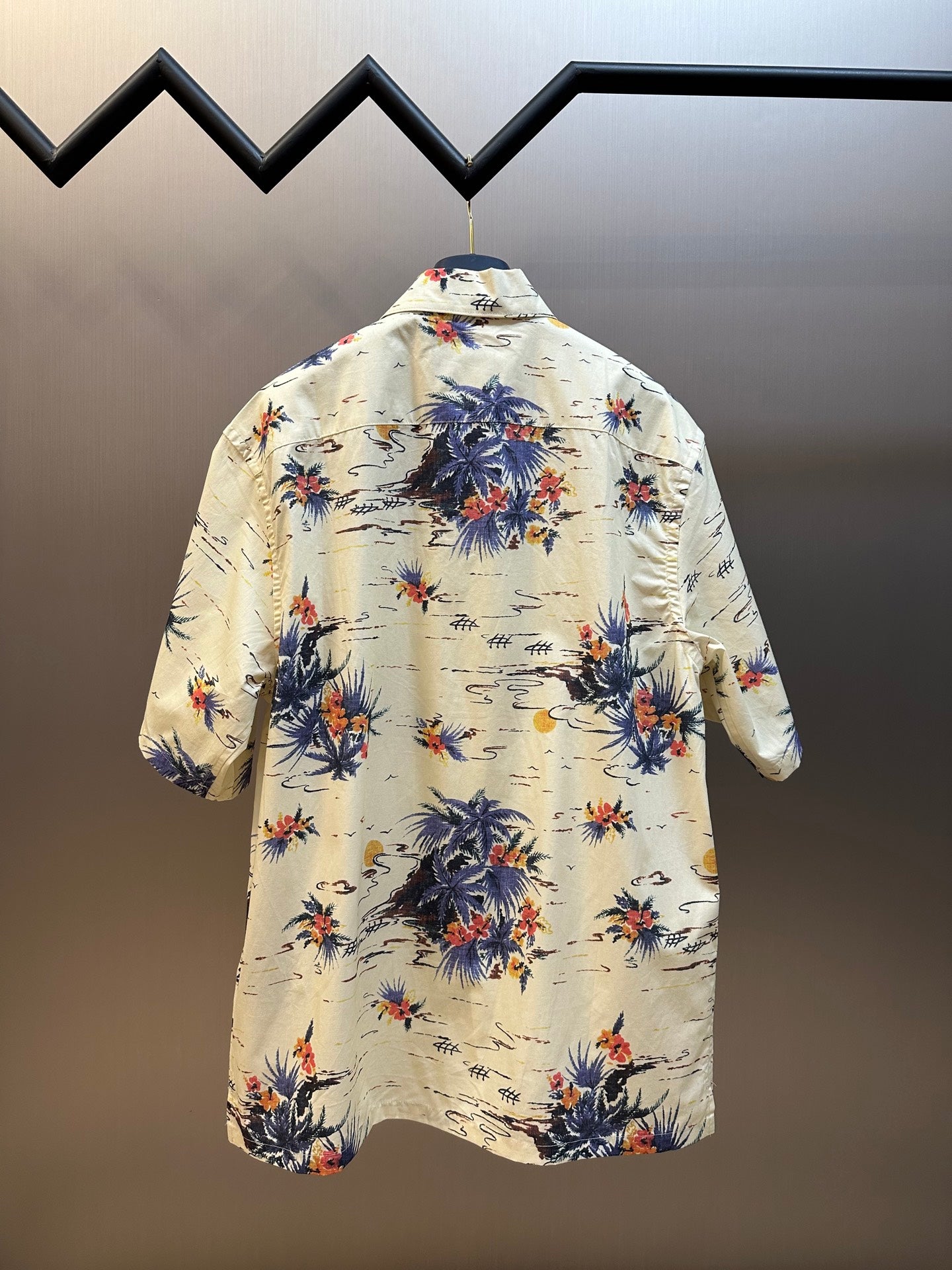 Prada Hawaii print bowling shirt